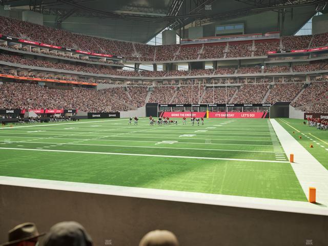 Mercedes-Benz Stadium - Section East Field Suite 1 Seat View