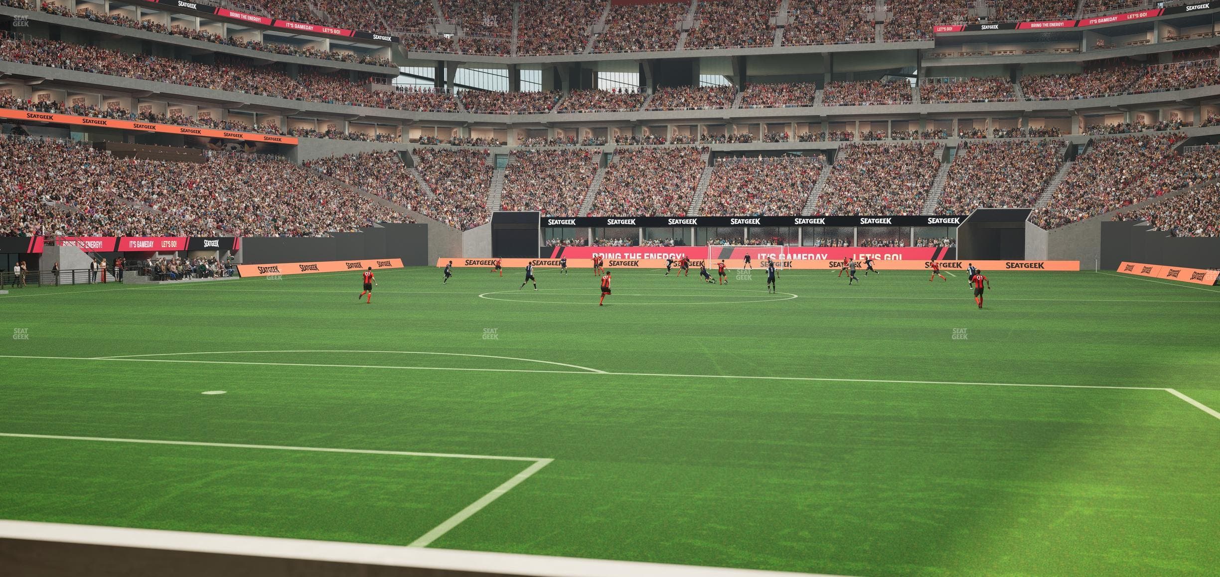 Mercedes-Benz Stadium - Section East Field Suite 2 Seat View