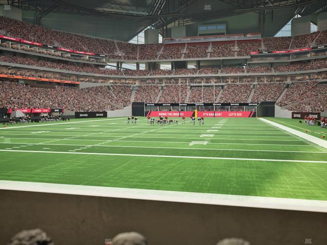 Mercedes-Benz Stadium - Section East Field Suite 2 Seat View