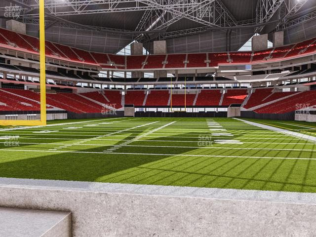 Mercedes-Benz Stadium - Section East Field Suite 3 Seat View