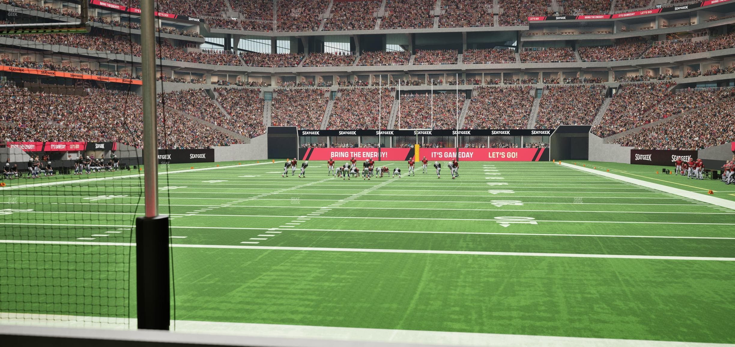 Mercedes-Benz Stadium - Section East Field Suite 3 Seat View