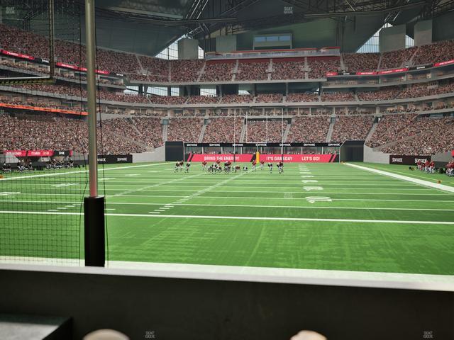 Mercedes-Benz Stadium - Section East Field Suite 3 Seat View