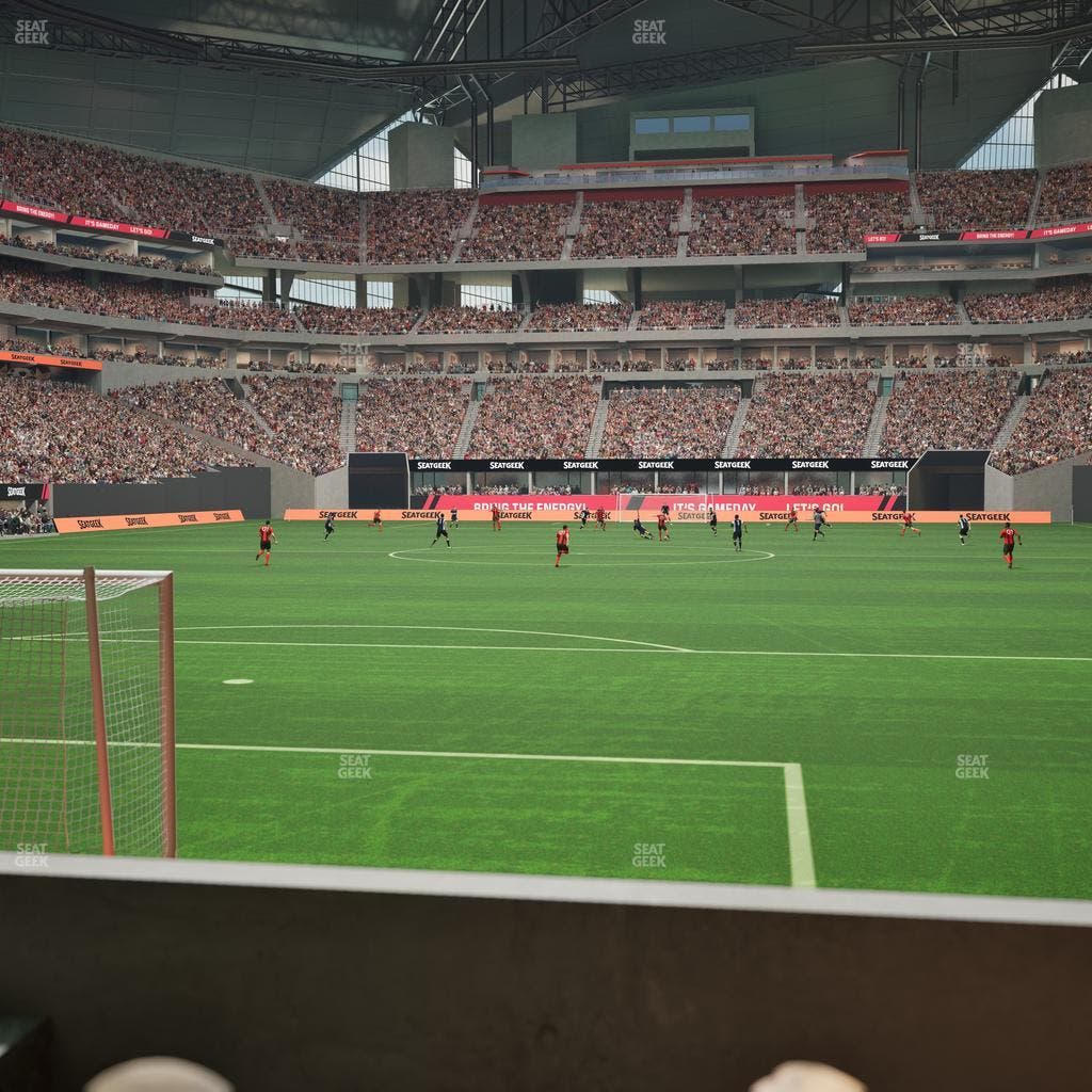 Mercedes-Benz Stadium - Section East Field Suite 3 Seat View