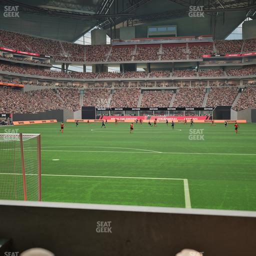 Mercedes-Benz Stadium - Section East Field Suite 3 Seat View