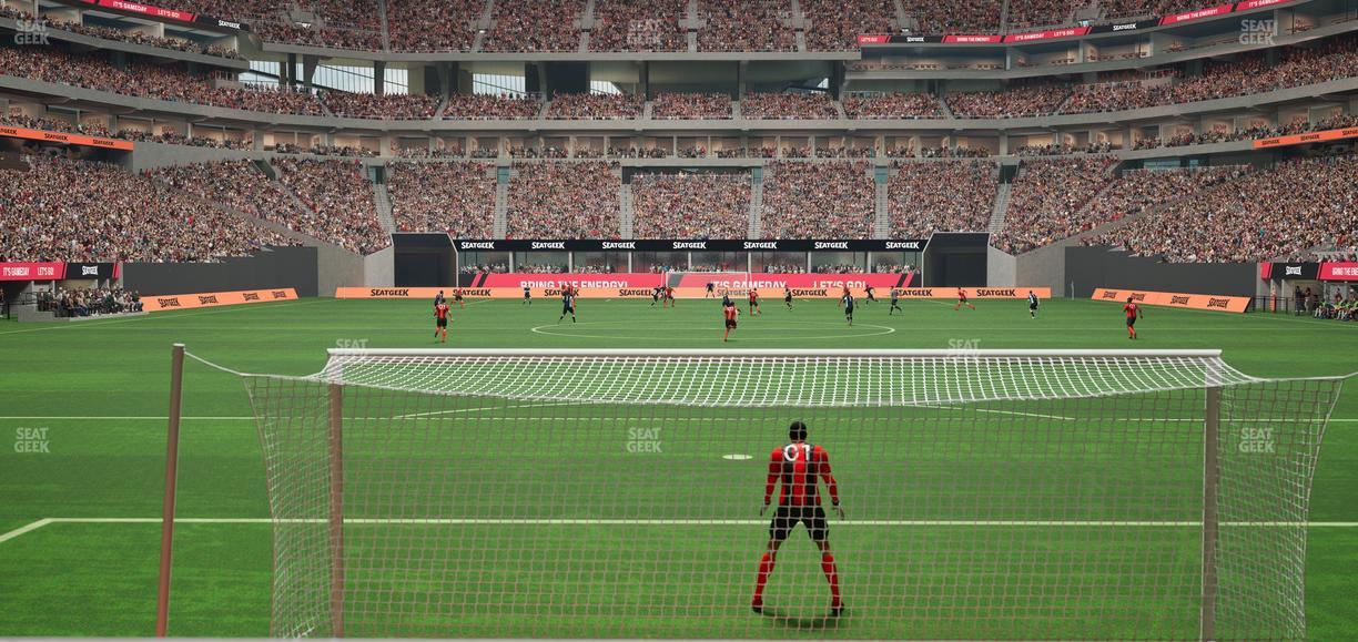 Mercedes-Benz Stadium - Section East Field Suite 4 Seat View