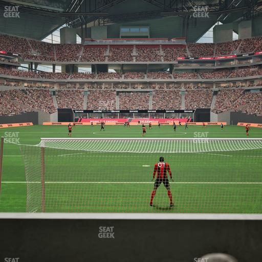 Mercedes-Benz Stadium - Section East Field Suite 4 Seat View