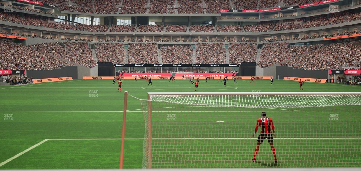 Mercedes-Benz Stadium - Section East Field Suite 5 Seat View