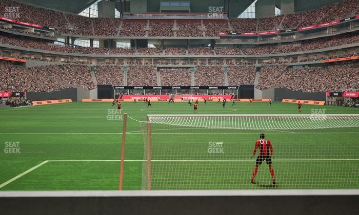 Mercedes-Benz Stadium - Section East Field Suite 5 Seat View