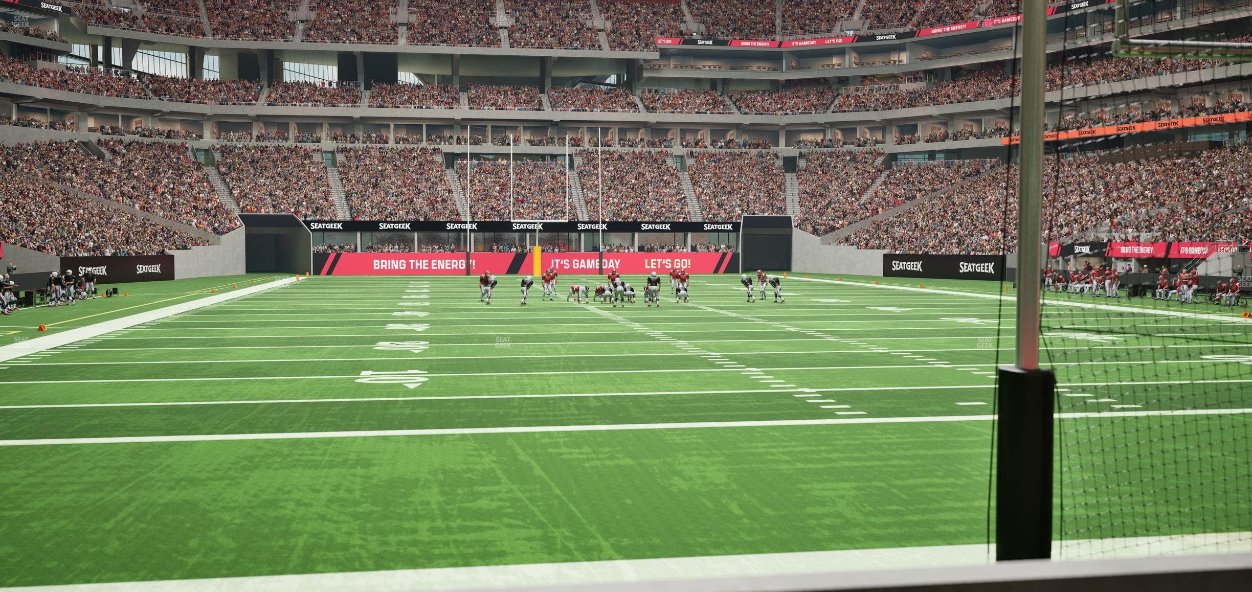 Mercedes-Benz Stadium - Section East Field Suite 6 Seat View