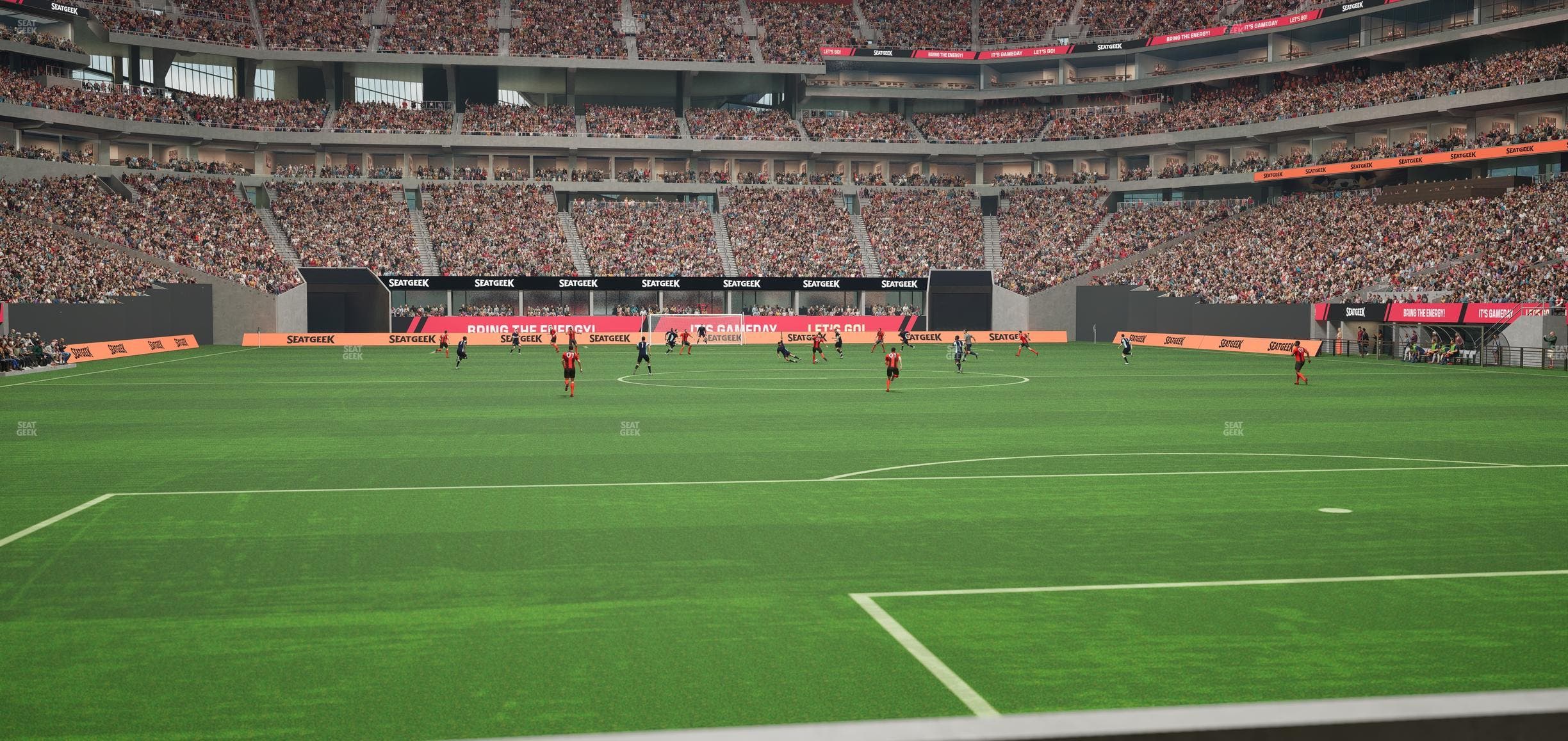 Mercedes-Benz Stadium - Section East Field Suite 6 Seat View