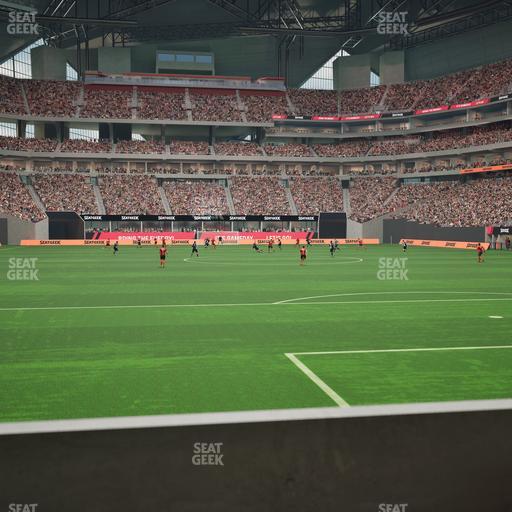 Mercedes-Benz Stadium - Section East Field Suite 6 Seat View