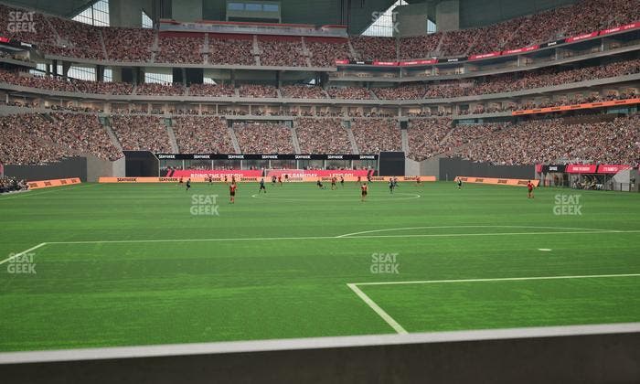 Mercedes-Benz Stadium - Section East Field Suite 6 Seat View