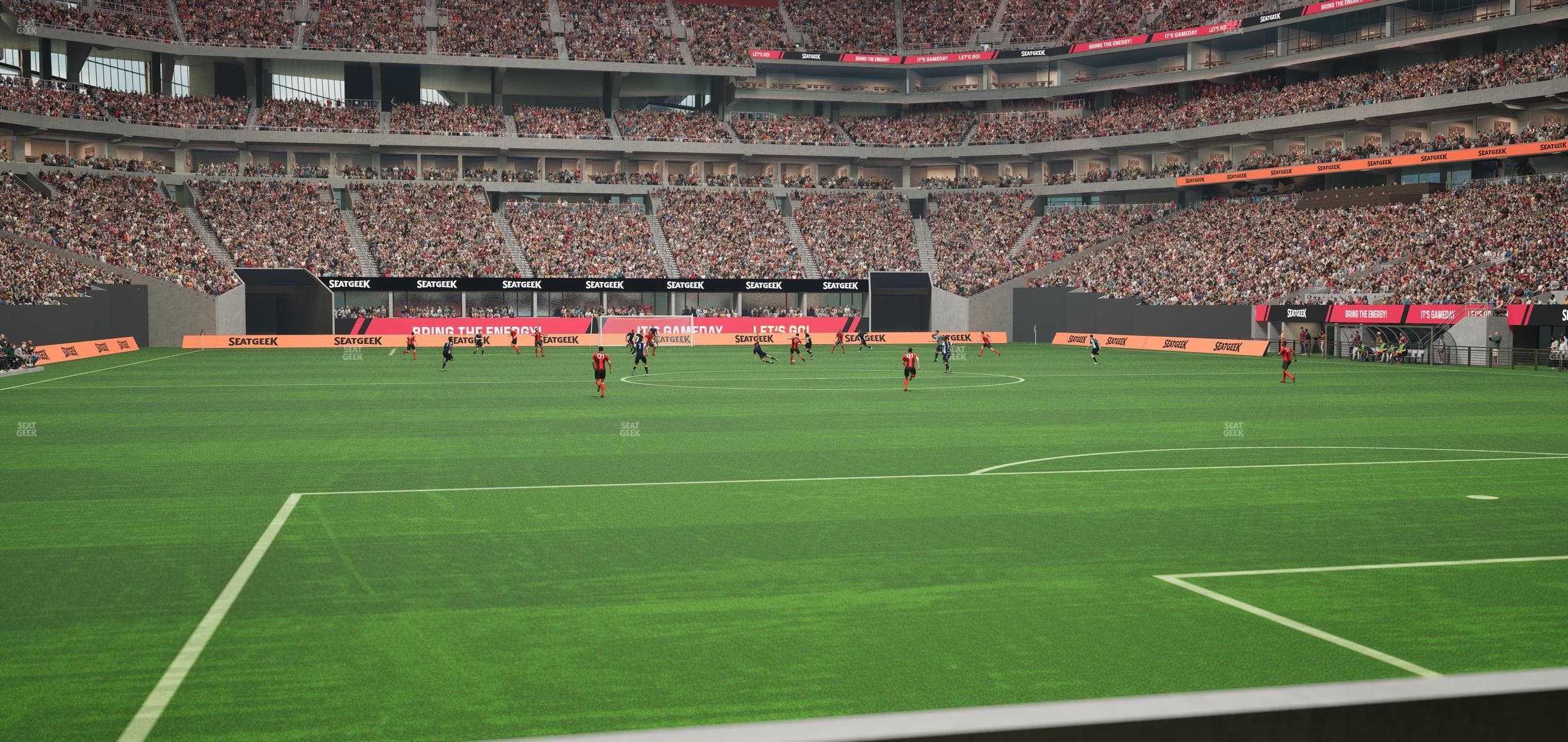 Mercedes-Benz Stadium - Section East Field Suite 7 Seat View