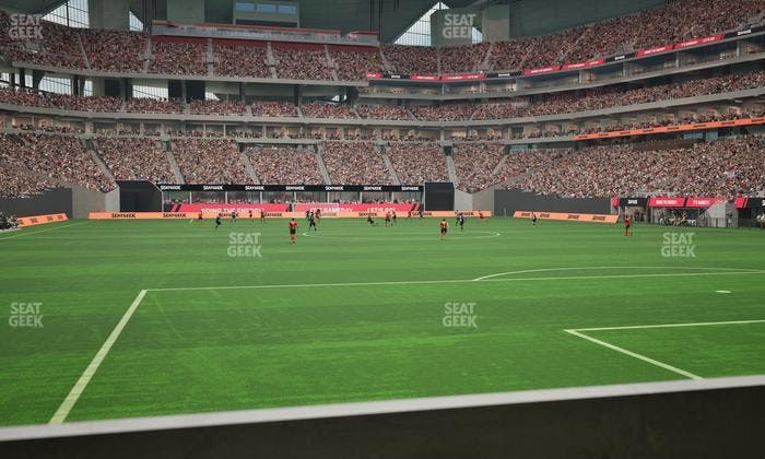 Mercedes-Benz Stadium - Section East Field Suite 7 Seat View