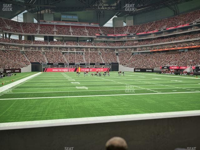 Mercedes-Benz Stadium - Section East Field Suite 7 Seat View