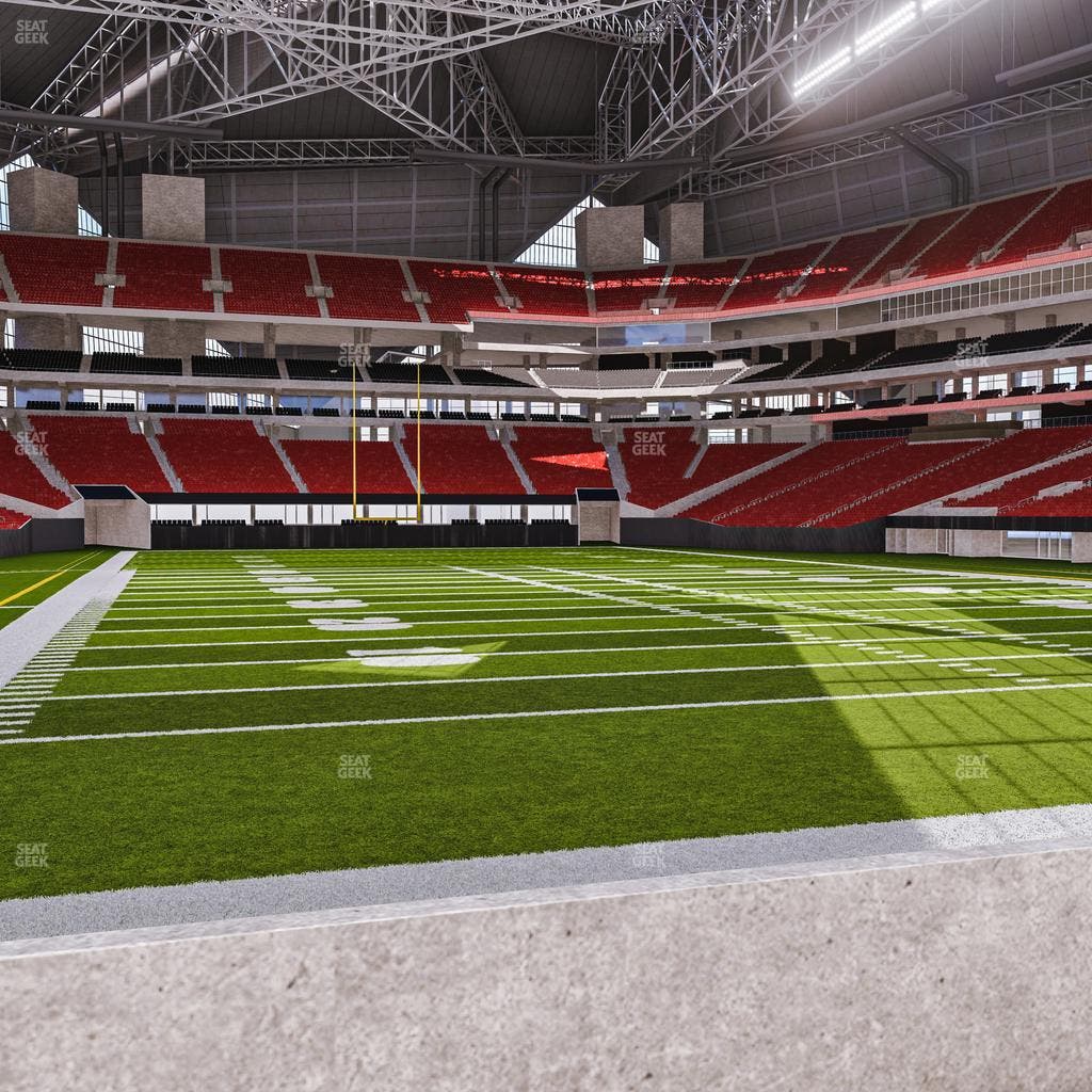 Mercedes-Benz Stadium - Section East Field Suite 8 Seat View