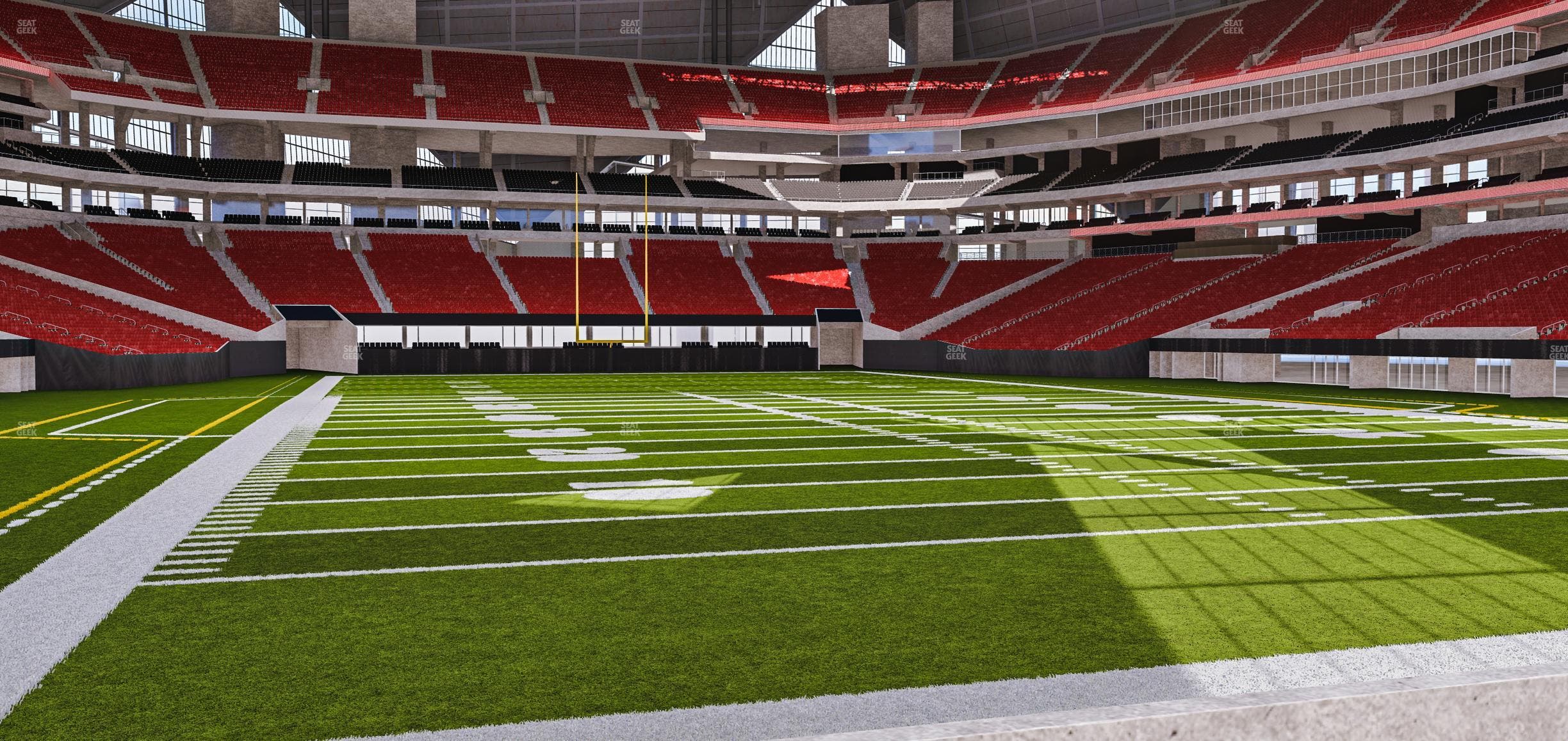 Mercedes-Benz Stadium - Section East Field Suite 8 Seat View