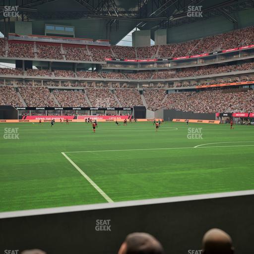 Mercedes-Benz Stadium - Section East Field Suite 8 Seat View