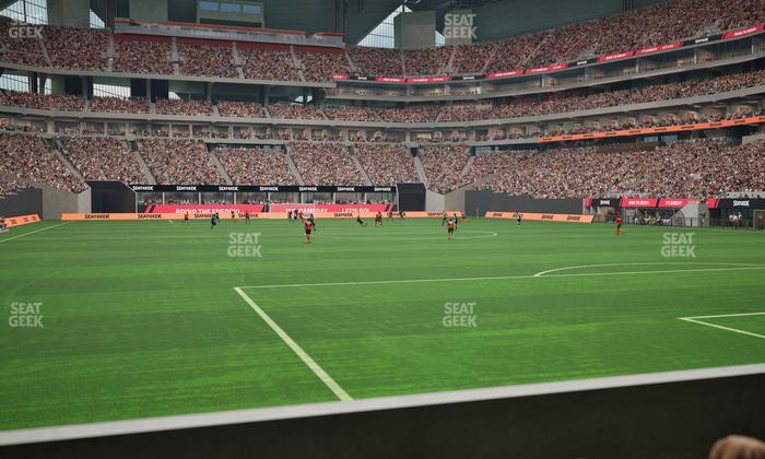 Mercedes-Benz Stadium - Section East Field Suite 8 Seat View