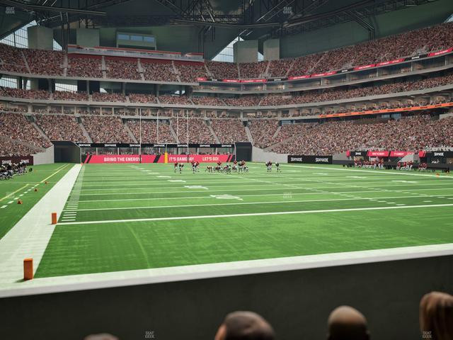 Mercedes-Benz Stadium - Section East Field Suite 8 Seat View