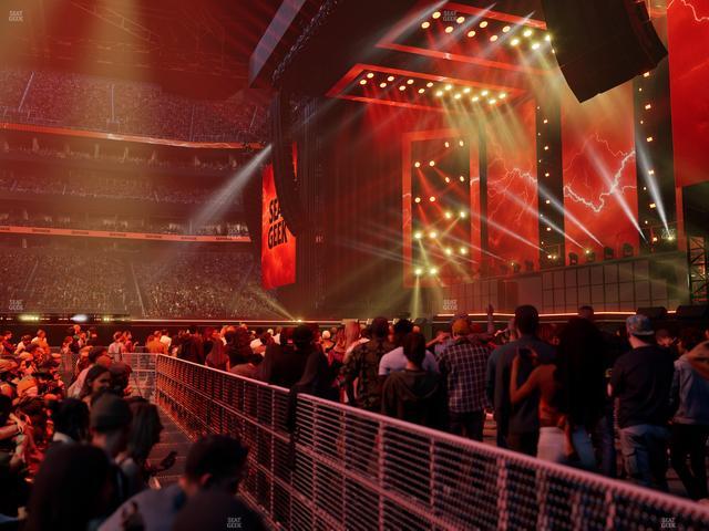 Mercedes-Benz Stadium - Section Floor A Seat View