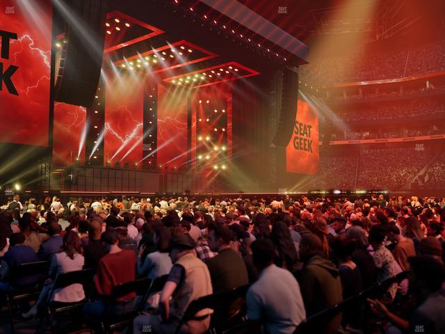 Mercedes-Benz Stadium - Section Floor Ada 2 Seat View