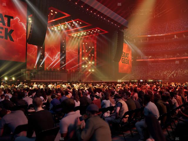 Mercedes-Benz Stadium - Section Floor Ada 2 Seat View