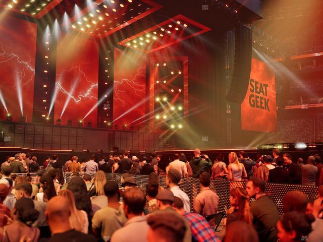 Mercedes-Benz Stadium - Section Floor D Seat View