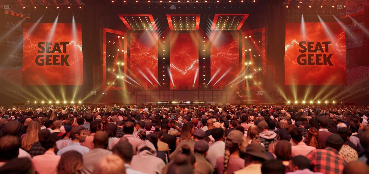 Mercedes-Benz Stadium - Section Floor H Seat View