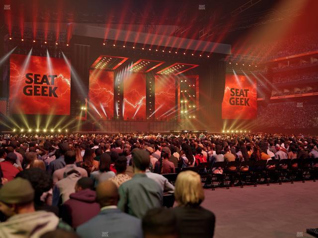 Mercedes-Benz Stadium - Section Floor J Seat View