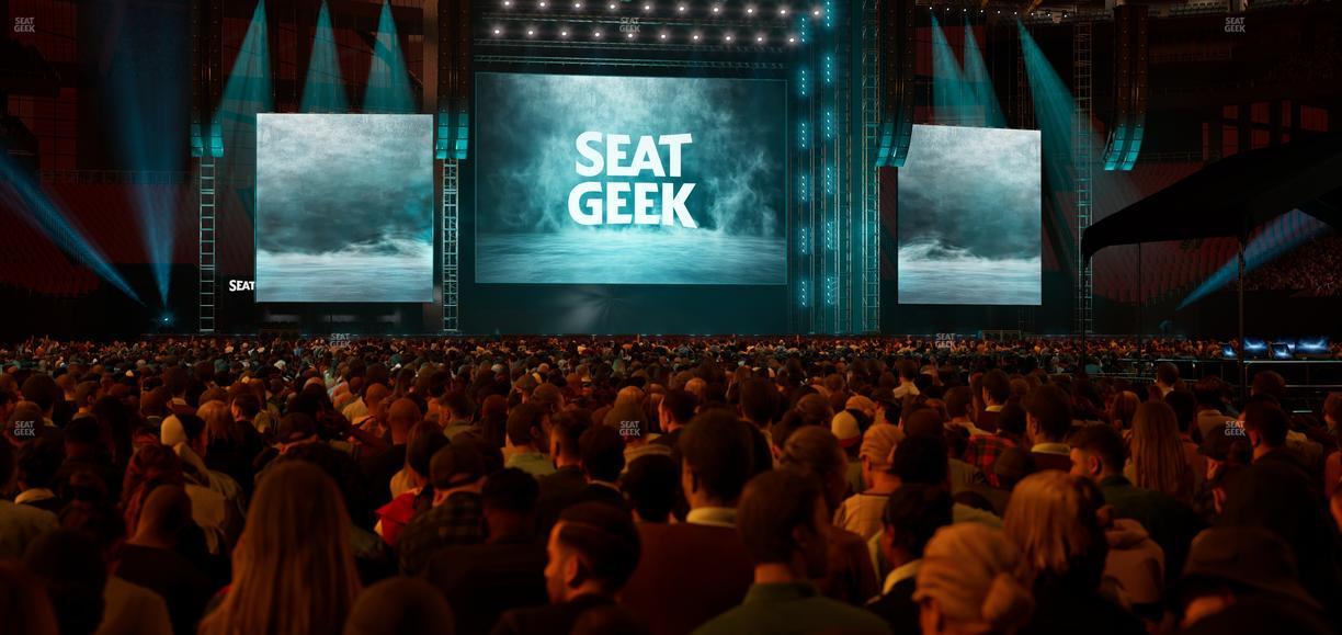 Mercedes-Benz Stadium - Section Floor J Seat View