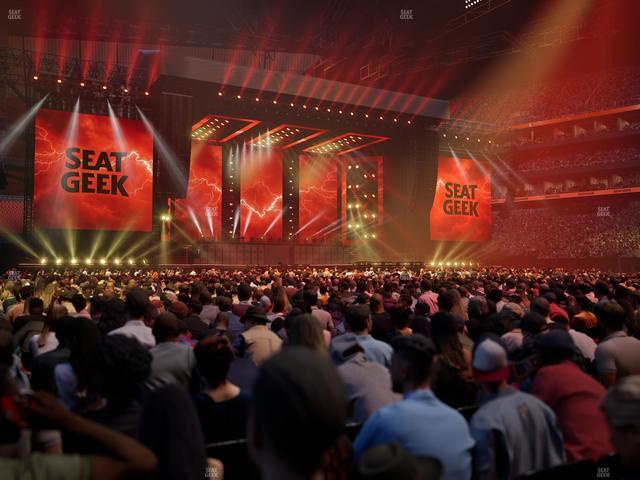 Mercedes-Benz Stadium - Section Floor K Seat View