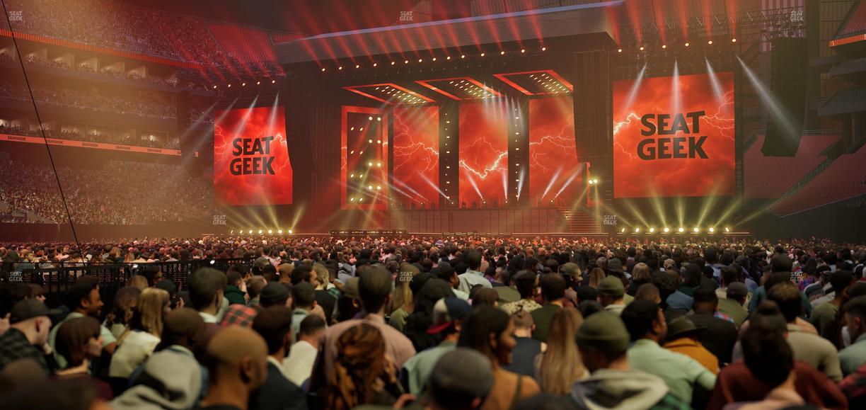 Mercedes-Benz Stadium - Section Floor L Seat View