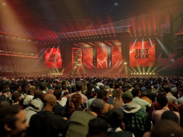 Mercedes-Benz Stadium - Section Floor L Seat View