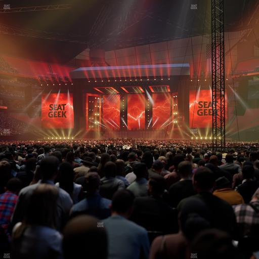 Mercedes-Benz Stadium - Section Floor M Seat View