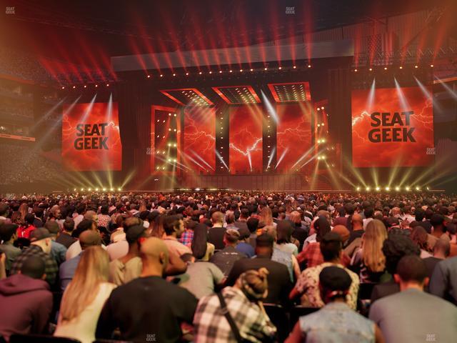 Mercedes-Benz Stadium - Section Floor M Seat View