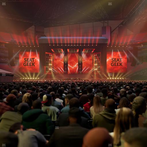 Mercedes-Benz Stadium - Section Floor N Seat View