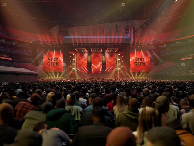 Mercedes-Benz Stadium - Section Floor N Seat View