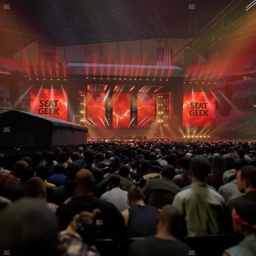 Mercedes-Benz Stadium - Section Floor P Seat View