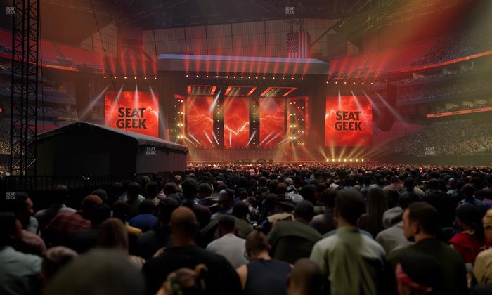 Mercedes-Benz Stadium - Section Floor P Seat View