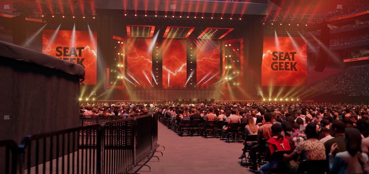 Mercedes-Benz Stadium - Section Floor P Seat View