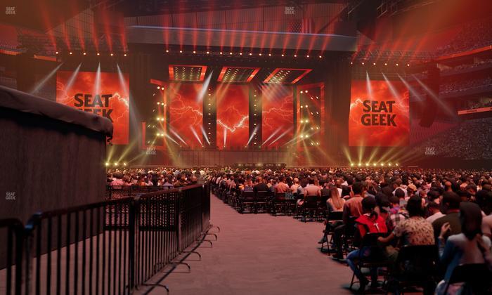 Mercedes-Benz Stadium - Section Floor P Seat View