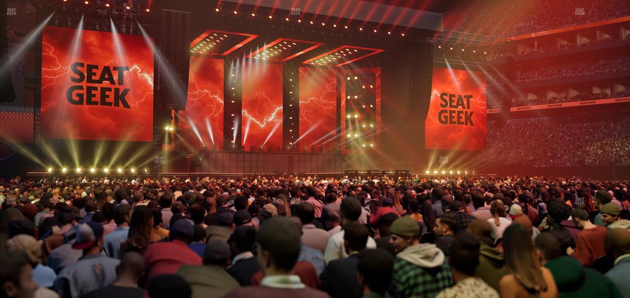 Mercedes-Benz Stadium - Section Floor Q Seat View