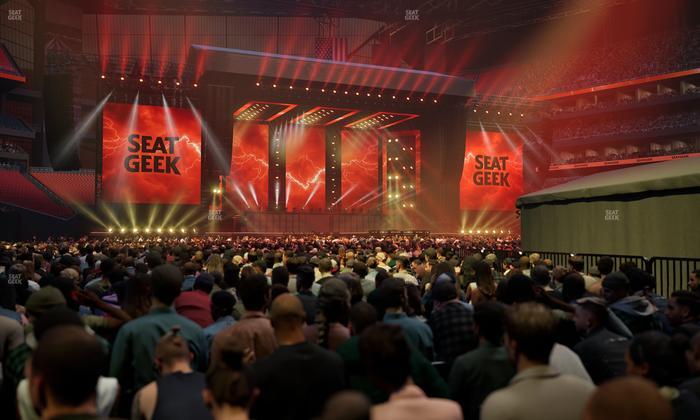 Mercedes-Benz Stadium - Section Floor Q Seat View