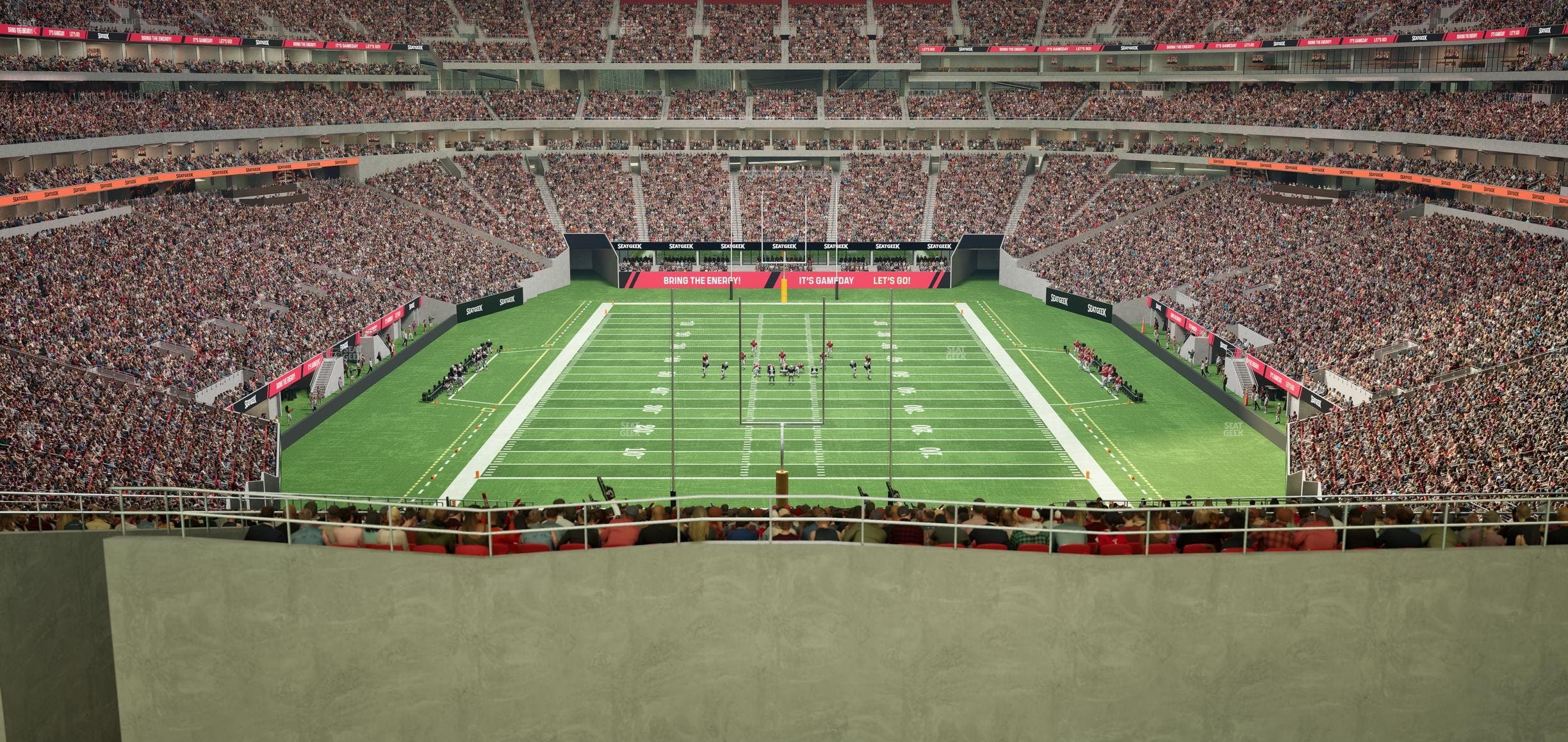 Mercedes-Benz Stadium - Section Ga Sro Seat View