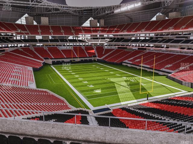 Mercedes-Benz Stadium - Section Ga Sro Seat View