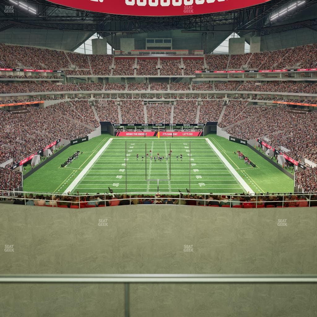 Mercedes-Benz Stadium - Section Ga Sro Seat View
