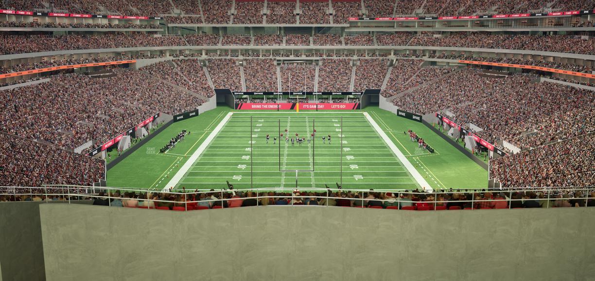 Mercedes-Benz Stadium - Section Ga Sro Seat View