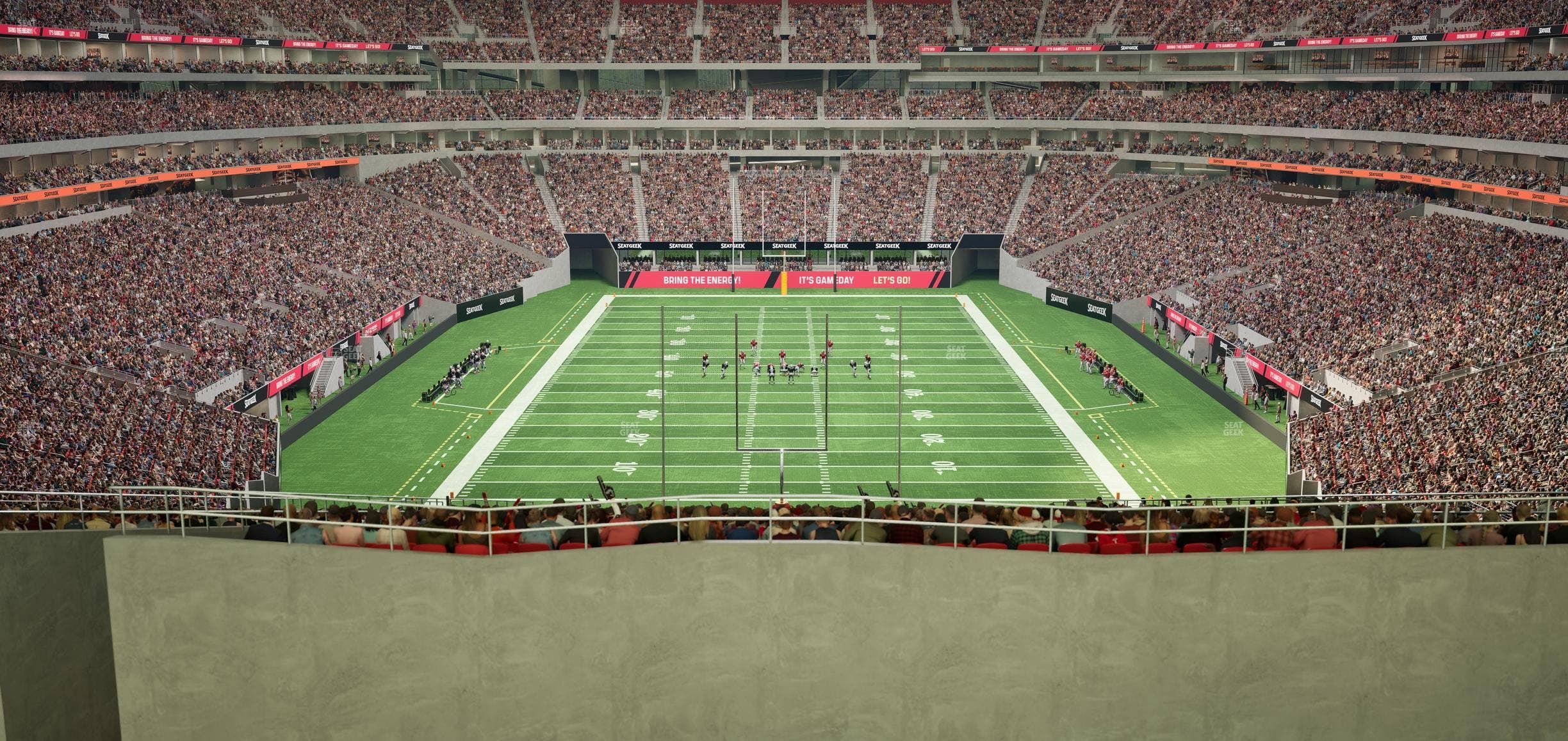 Mercedes-Benz Stadium - Section Ga Sro Seat View