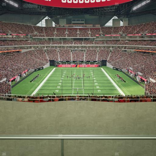 Mercedes-Benz Stadium - Section Ga Sro Seat View